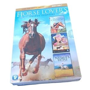 SEALED Horse Lover's Triple DVD 3-Movie Set Second Chances Wild Stallion New